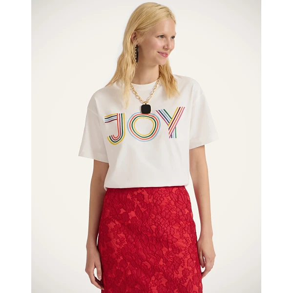 La DoubleJ House T-Shirt in Joy Off White | T-shirts | Coveti