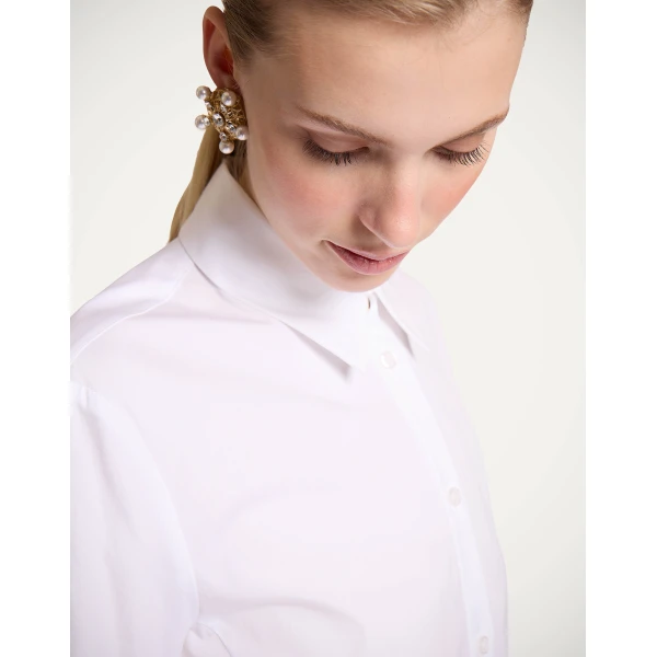 La DoubleJ Iris Shirt in White, view 5