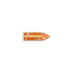 La DoubleJ Jazzy Salon Clip in Orange at Coveti