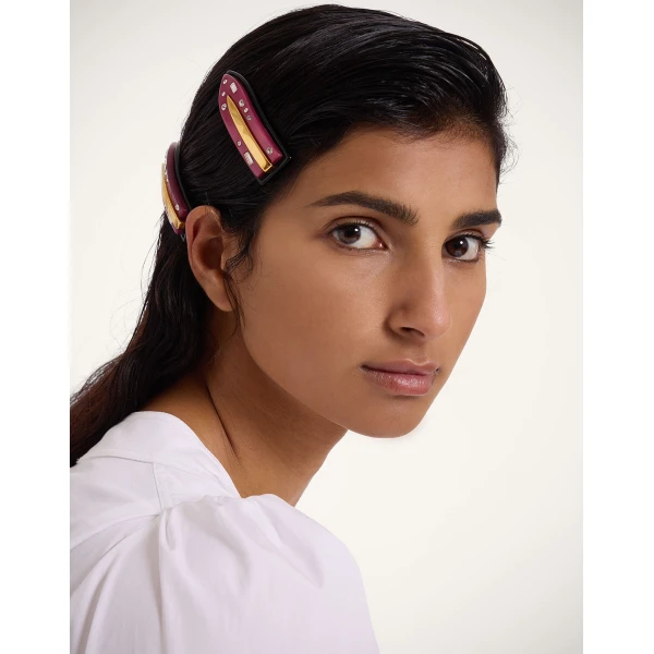 La DoubleJ Jazzy Salon Clip in Purple at Coveti