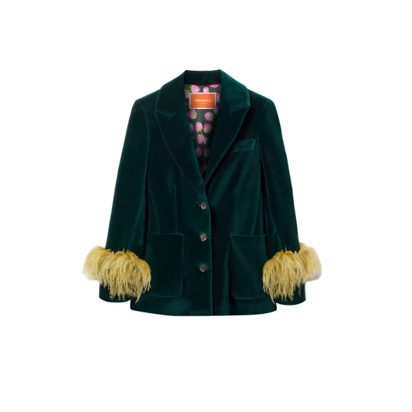La DoubleJ Keaton Jacket in Blue Petrol