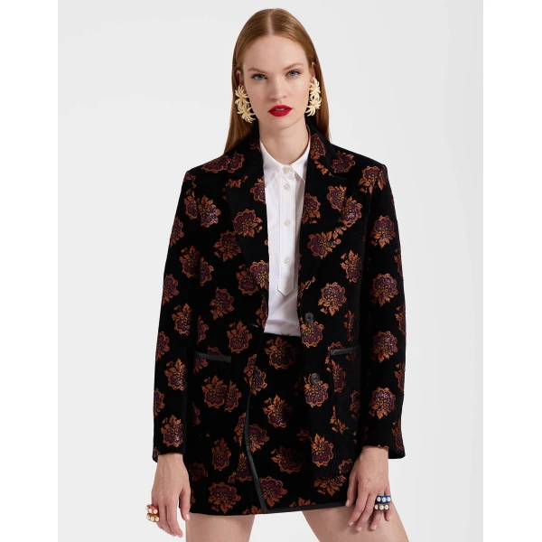 La DoubleJ Kelly Jacket in Rosette Black, view 2