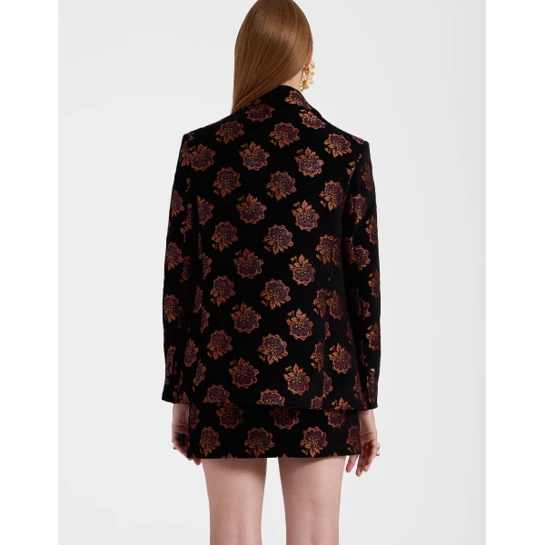 La DoubleJ Kelly Jacket in Rosette Black, view 3