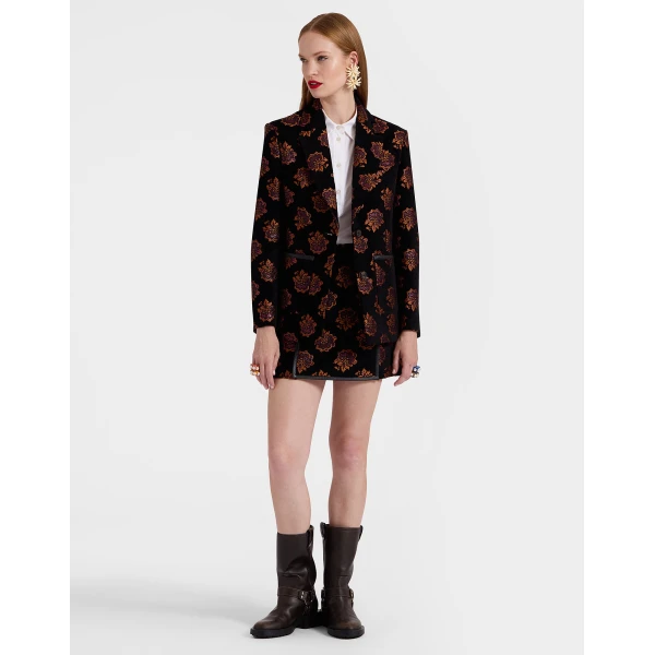 La DoubleJ Kelly Jacket in Rosette Black, view 4