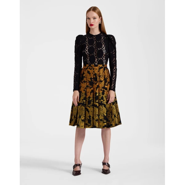 La DoubleJ Kelly Skirt in Cherubs Multicolor, view 5