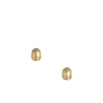 La DoubleJ Khepri Studs in 24K Gold Plate & Rhinestone