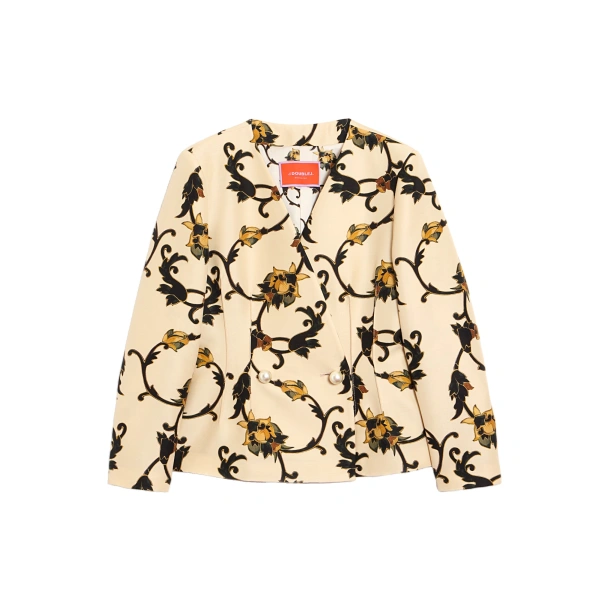 La Milanese Jacket in Buttercup White