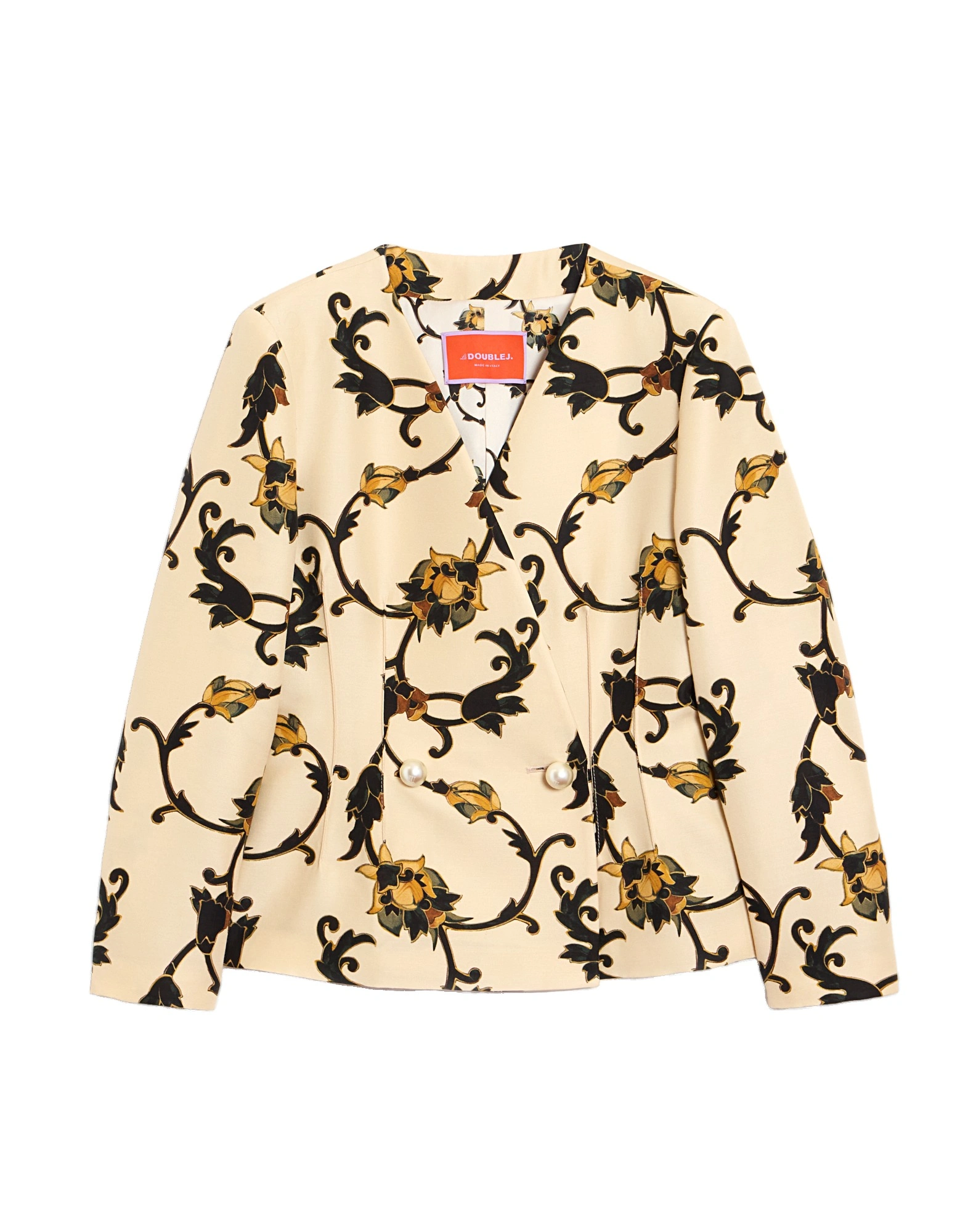 La DoubleJ La Milanese Jacket in Buttercup White La DoubleJ La Milanese Jacket in Buttercup White | Jackets | Coveti