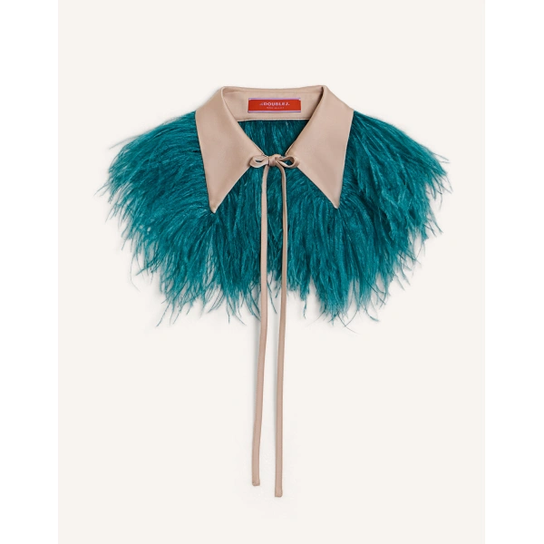 La DoubleJ La Scala Collar in Light Beige | Collar | Coveti