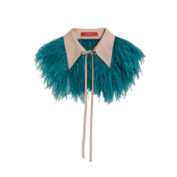 La DoubleJ La Scala Collar in Light Beige | Collar | Coveti