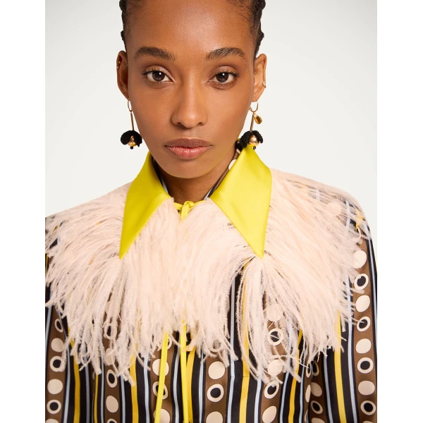 La DoubleJ La Scala Collar in Yellow, view 4