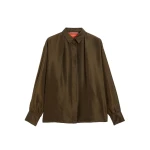 La DoubleJ La Scala Shirt in Moss Green at Coveti