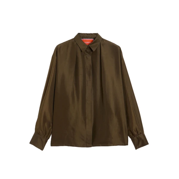 La Scala Shirt in Moss Green