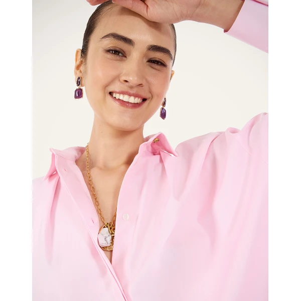 La DoubleJ La Scala Shirt in Pink, view 6