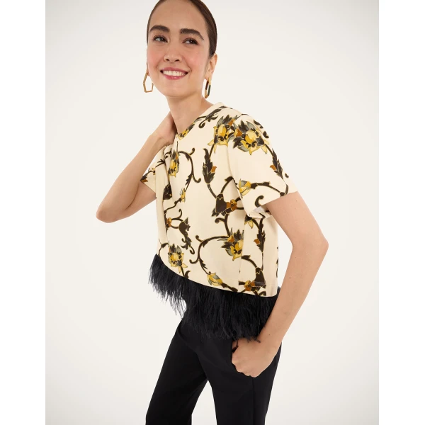 La DoubleJ La Scala Tee in Buttercup White at Coveti