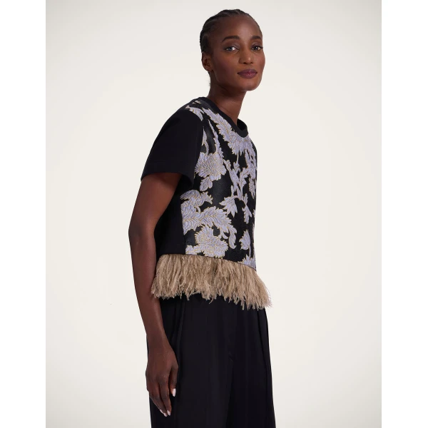 La DoubleJ La Scala Tee in Lark Black | T-shirts | Coveti