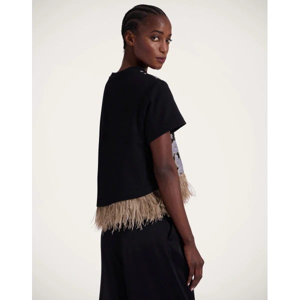 La DoubleJ La Scala Tee in Lark Black | T-shirts | Coveti