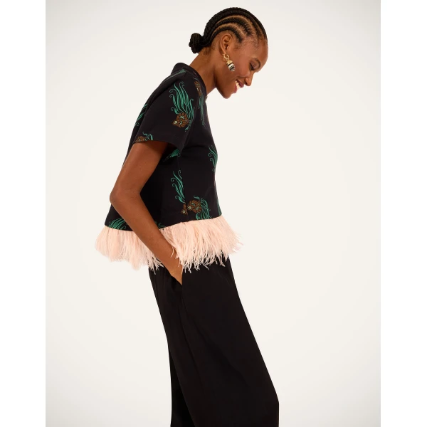 La DoubleJ La Scala Tee in Lemuria Black | T-shirts | Coveti