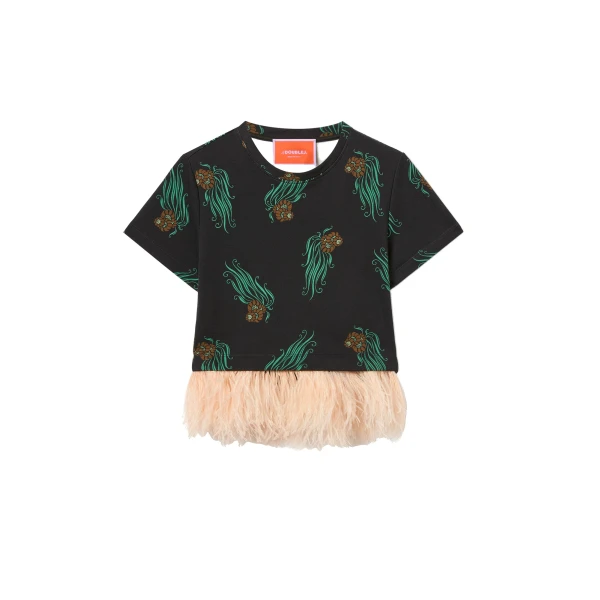 La Scala Tee in Lemuria Black