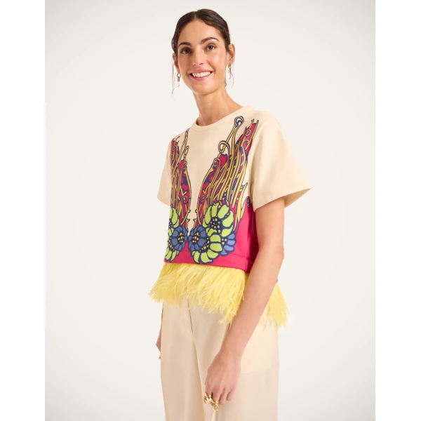 La DoubleJ La Scala Tee in Lemuria Pink | T-shirts | Coveti