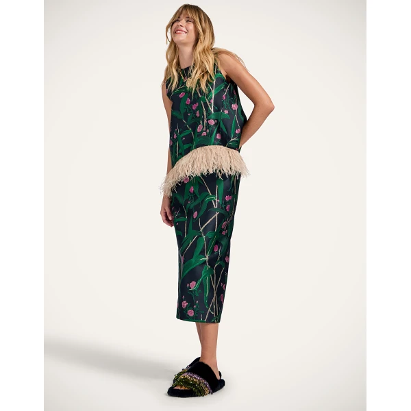 La DoubleJ La Scala Top in Bamboo Black | Tops | Coveti