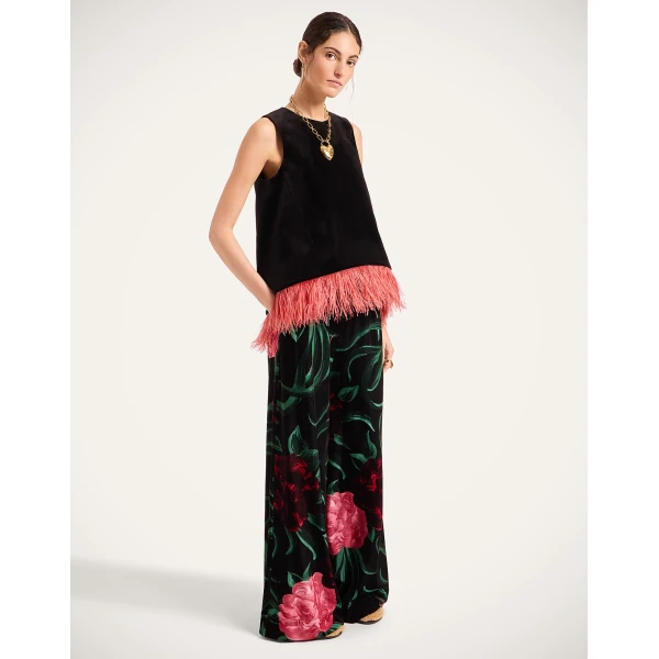 La DoubleJ La Scala Top in Black | Tops | Coveti