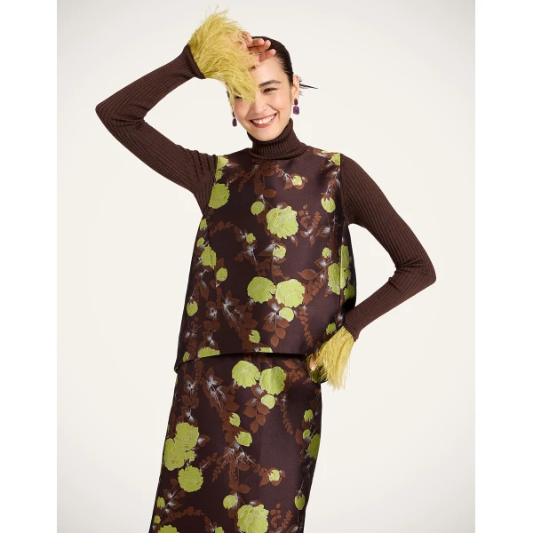 La DoubleJ La Scala Top in Devon Brown at Coveti