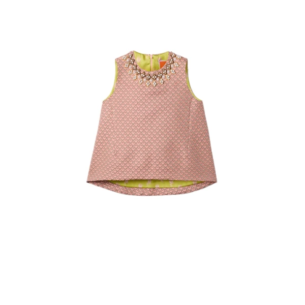 La DoubleJ La Scala Top in Tulip Pale Pink
