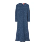 La DoubleJ Lacey Long Sleeve Swing Dress in Blue | Maxi Dresses | Coveti