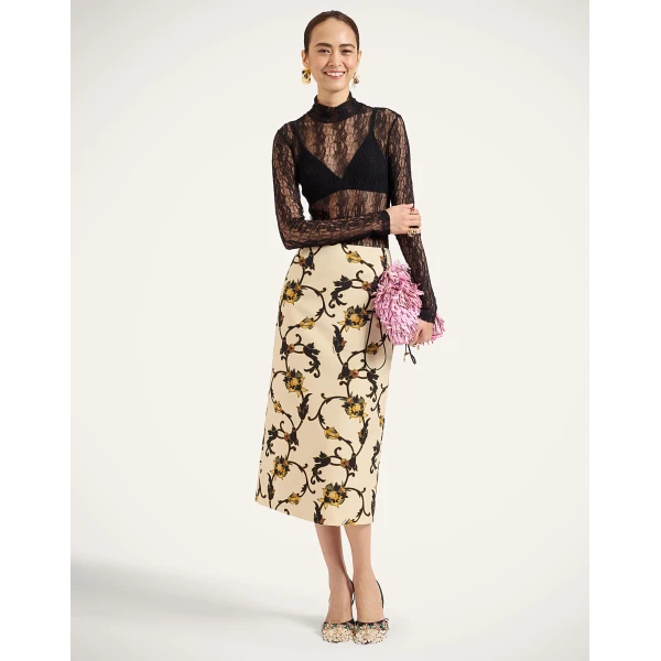 La DoubleJ Lacey Turtleneck in Black at Coveti