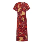 La DoubleJ Lela Dress in Alchemy Red | Maxi Dresses | Coveti