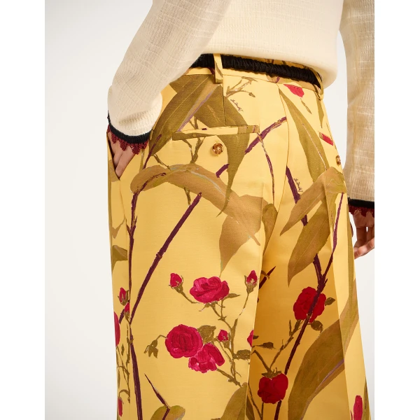 La DoubleJ Let Loose Pants in Bamboo Yellow, view 4