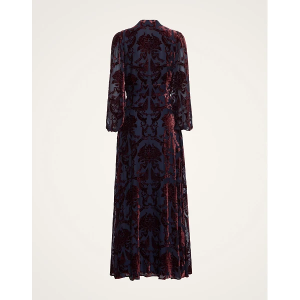 La DoubleJ Long Camerino Dress in Cherubs Blue, view 6