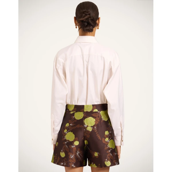 La DoubleJ Long Sleeves Club Shirt in Ecru, view 3