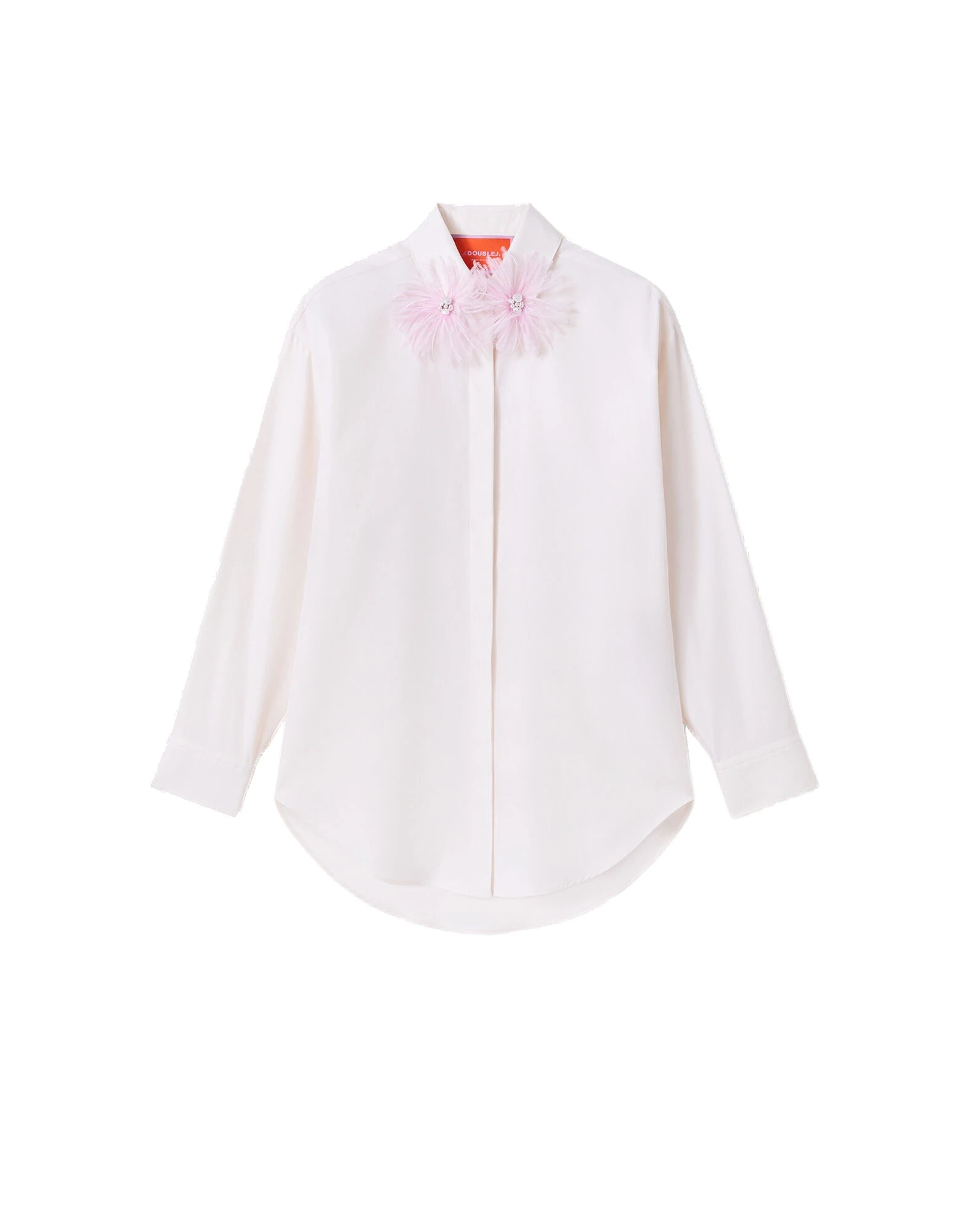 La DoubleJ Long Sleeves Club Shirt in Ecru at Coveti La DoubleJ Long Sleeves Club Shirt in Ecru at Coveti