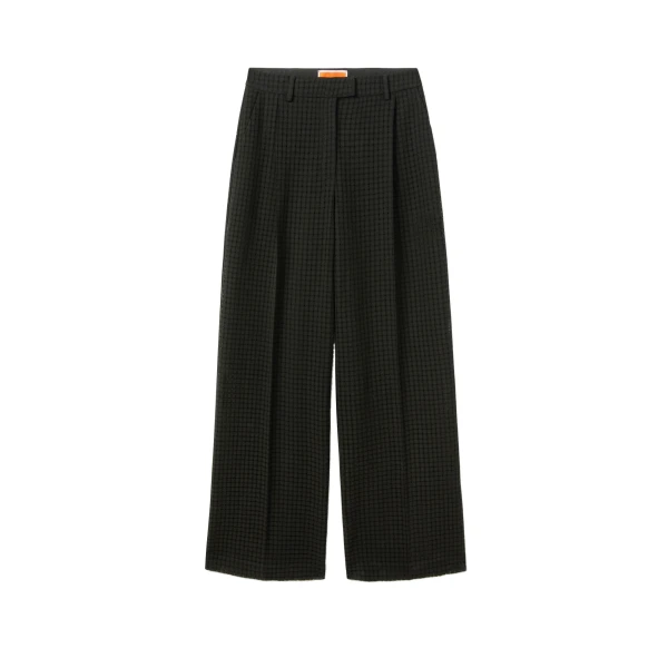 La DoubleJ Loose Pants in Black Window Lace