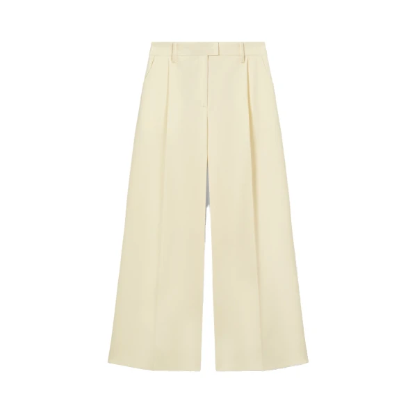 Loose Pants in Ecru