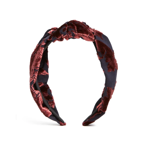 La DoubleJ Love Knot Headband in Cherubs Blue, view 5