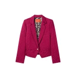 La DoubleJ Luckycharm Jacket in Animalier Raspberry at Coveti