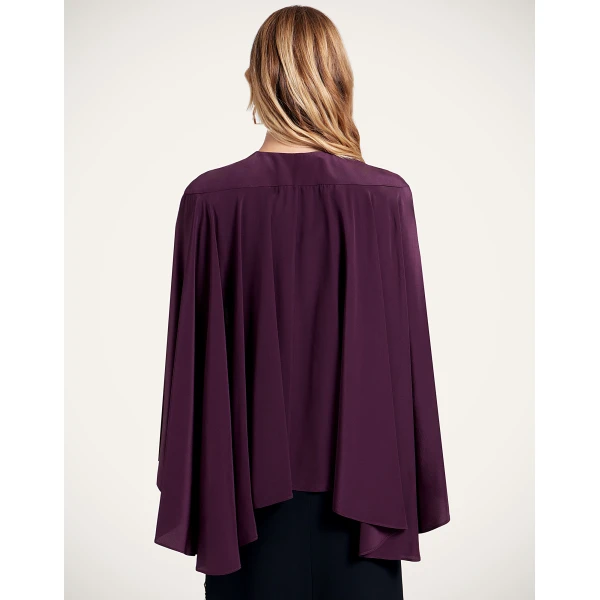 La DoubleJ Magic Top in Burgundy, view 3