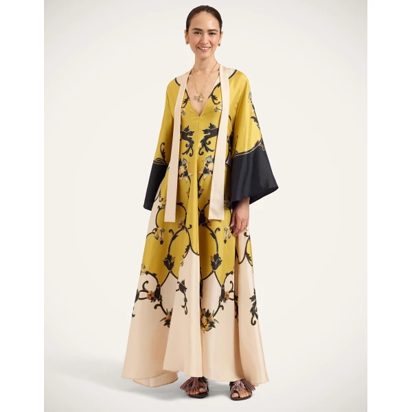 La DoubleJ Magnifico Dress in Buttercup Gold at Coveti