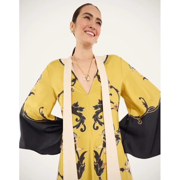 La DoubleJ Magnifico Dress in Buttercup Gold at Coveti