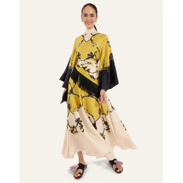 La DoubleJ Magnifico Dress in Buttercup Gold at Coveti