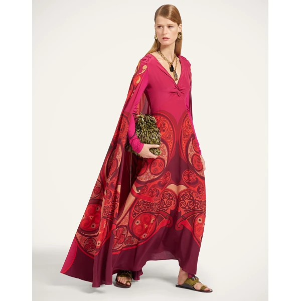 La DoubleJ Make An Entrance Dress in Alchemy Dark Red at Coveti