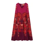 La DoubleJ Make An Entrance Dress in Alchemy Dark Red at Coveti