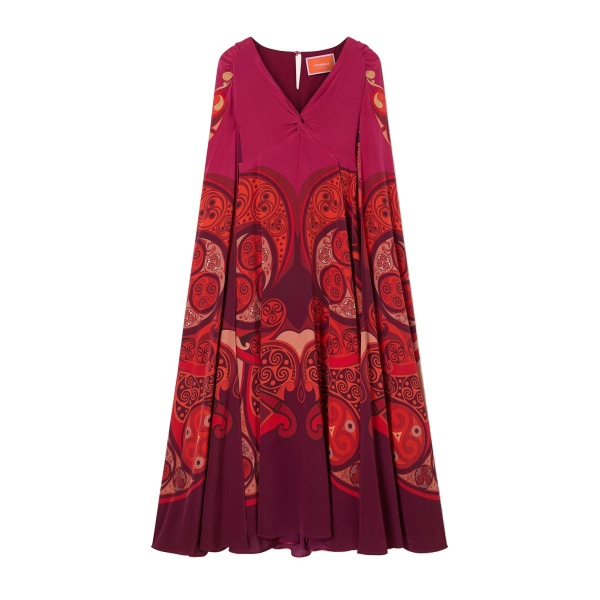 La DoubleJ Make An Entrance Dress in Alchemy Dark Red at Coveti