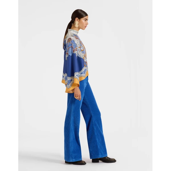 La DoubleJ Make An Exit Top in Portal Light Blue, view 3