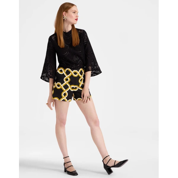 La DoubleJ Margarita Shorts in Tackle Black | Shorts | Coveti