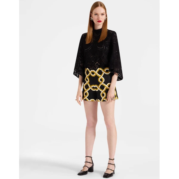 La DoubleJ Margarita Shorts in Tackle Black | Shorts | Coveti