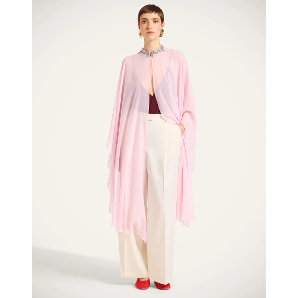 La DoubleJ Maria Cape in Pink, view 5